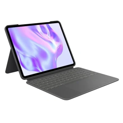 Immagine di Logitech Custodia con Tastiera Combo Touch per iPad Pro 13 pollici (M4)(2024) retroilluminata rimovibile kickstand, digitazione confortevole, modalità multiuso Grafite, layout QWERTY