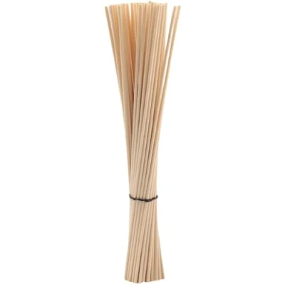 Immagine di Aidqxbaoer 50 Pezzi Bastoncini Profumatori Fibra,Bastoncini Diffusore, Reed Fibra per Spa Camera,casa,Ufficio(Naturale, Nero)