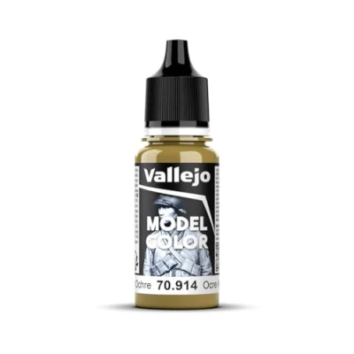Immagine di Vallejo 70.914 Colore Acrilico Opaco , Verde (Green Ochre), 17 ml, 1 Pezzo