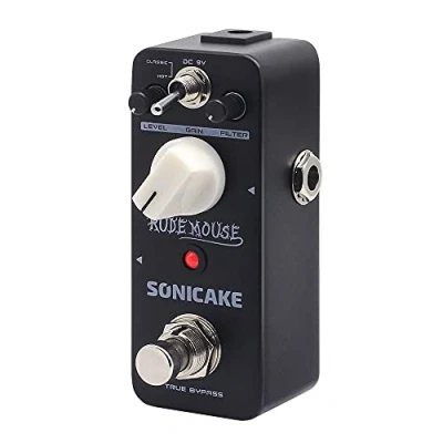 Immagine di SONICAKE Pedal Distortion Effetti Pedali per Chitarra 2 modalità True Bypass Rude Mouse