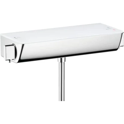 Immagine di hansgrohe Ecostat Select Miscelatore termostatico doccia esterno, bianco/cromo, 13161400