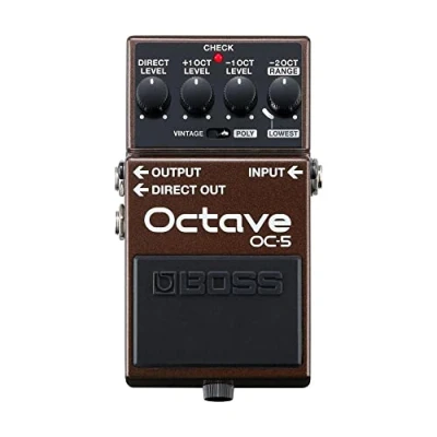 Immagine di BOSS OC 5 Pedale Effetti Octave per la Chitarra e il Basso con Modalità Vintage Poly Anni di Garanzia