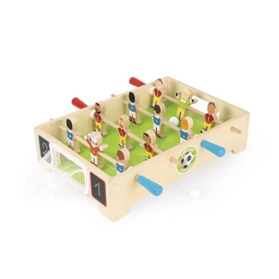 Immagine di Janod Mini Calcio da Tavolo in Legno Campioni A Partire dai 3 Anni, J02070, Multicolore