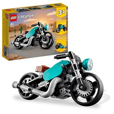 Immagine di LEGO Creator 31135 Motocicletta Vintage, Set 3 in 1 con Moto Gioc...