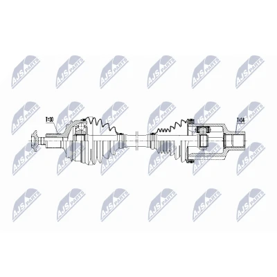 Immagine di Albero motore/Semiasse NTY NPW ME 070