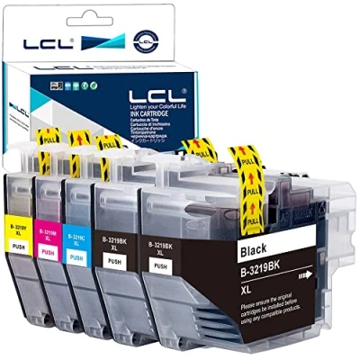 Immagine di LCL LC3217 LC3219XL Cartuccia d&#039;inchiostro compatibile per Brother MFC J5330DW J5335DW J5730DW J5930DW J6530DW J6930DW J6935DW (5 Pack)