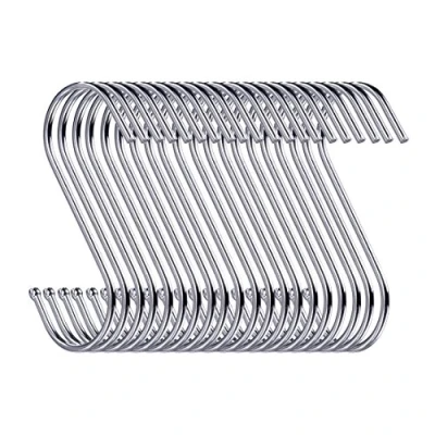 Immagine di Swatowot 45 ganci a S da 9 cm, appendiabiti, per appendere abiti (argento)