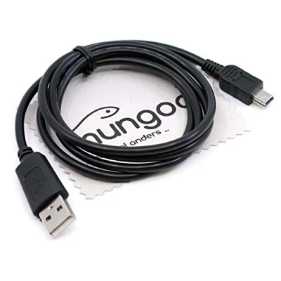 Immagine di mungoo, Cavo dati USB, 1 m, per Canon EOS 100D, 300D, 350D, 400D, 450D, 500D, 550D, 600D, 650D, 700D, 750D con panno di pulizia display