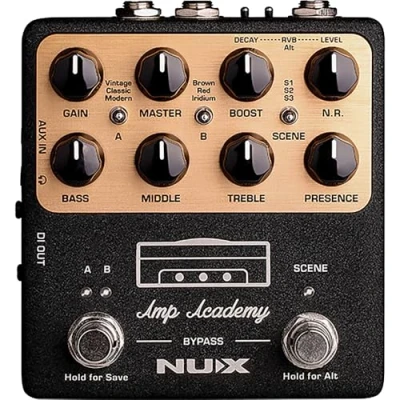 Immagine di NUX NGS6 Amp Academy Stomp Box Modellatore di amplificatori, nero
