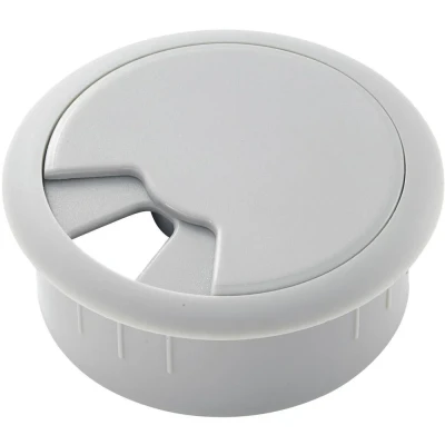 Immagine di TRU COMPONENTS WP80BK Passacavo per piani di lavoro ABS Grigio 1 pz.