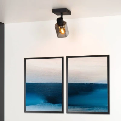 Immagine di Lucide Faretto a soffitto Alion paralume di vetro, 1 luce