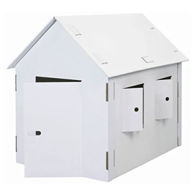 Immagine di KREUL 39105 joyPac Giocattolo di cartone bianco per dipingere, incollare e decorare Gioco bambini Dimensione XXL Dimensioni circa 120 x 80 110 cm