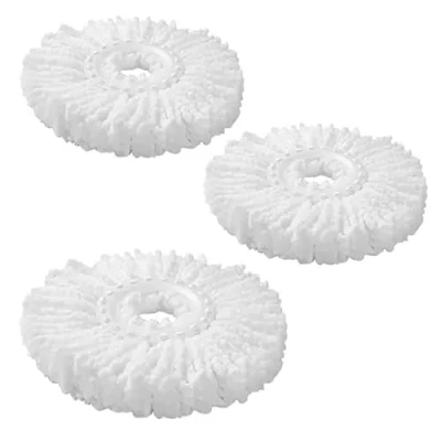 Immagine di ARSUK Secchi, Lavapavimenti e moci, Clean Set per la Pulizia dei Pavimenti, Snodo Girevole a 360 (3 x mop testa)