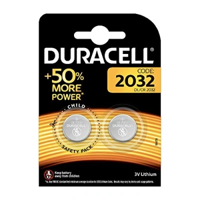 Immagine di DURACELL BATTERIA BOTTONE DL/CR/BR 2032 3V CONFEZIONE 2PZ