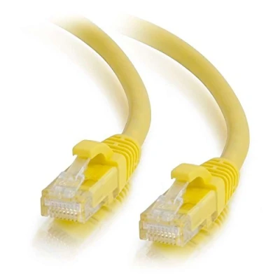 Immagine di C2G cavo di rete ad alta velocità Cat6 Ethernet RJ45, LAN antigroviglio UTP LSZH RED