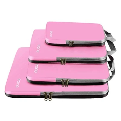 Immagine di Eono Organizzatori da Viaggio a Compressione, Organizer Valigia Set, Cubo di Viaggio, Cubi Imballaggio, Compression Packing Cube