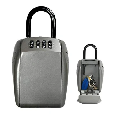 Immagine di Master Lock 5414EURD Cassaforte per Chiavi, Sicurezza Rinforzata, con Arco, Casseta di Chiavi