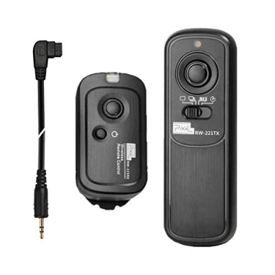 Immagine di Pixel RW221 S1 Fotocamera Telecomando Compatibile con Sony a77M2 a99M2 A33 A35 A37 A55 A57 A65 A67 A77 A99 A100 A200 A300 A350 A400 A450 A500 A550 A560 A580 A700 A850 A900