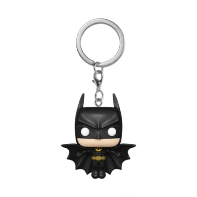 Immagine di Funko Pop! Keychain: BM 85th Batman (Soaring) 1989 Mini Figura in Vinile da Collezione Novità Portachiavi Riempitivi per Calze Idea Regalo Merchandising Ufficiale Movies Fans