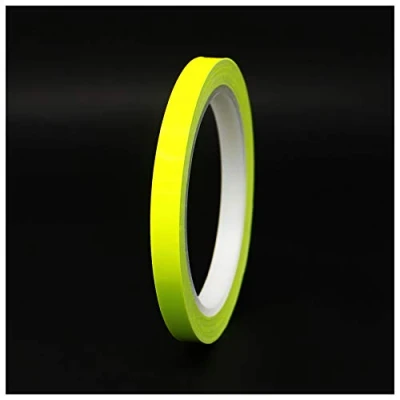 Immagine di 10m Strisce adhesive decorative per auto moto barca e modellismo in vari colori autoadesive Lunghezza (7mm, Giallo neon)