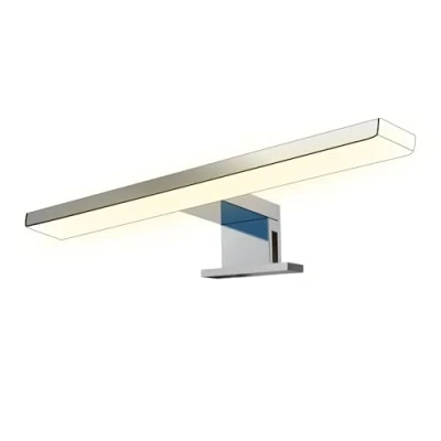 Immagine di kalb di vitello Aurinko LED Lampada da bagno Specchio cromata 230V, 300 mm bianco caldo