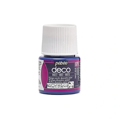 Immagine di 204079 Pebeo Deco Matt Acrilico Marine 1 45 Bottiglie ml