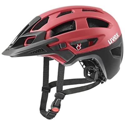 Immagine di uvex finale 2.0, casco MTB sicuro unisex, regolazione individuale delle dimensioni, ampliabile con luce a LED, red black matt, 56 61 cm