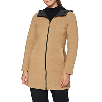 Immagine di CMP Parka in lana da donna con cappuccio fisso, Dune Grey Mel., 46