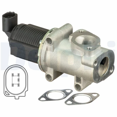 Immagine di Valvola ricircolo gas scarico EGR DELPHI EG10403 12B1