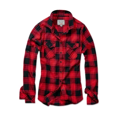 Immagine di Brandit Flanell Camicia, Donna, Taglia: 4XL, Red black