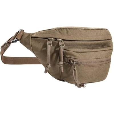 Immagine di Tasmanian Tiger TT Modular Hip Bag Marsupio tattico compatibile MOLLE come borsa EDC (Every Day Carry) a 3 scomparti, marrone Coyote Brown