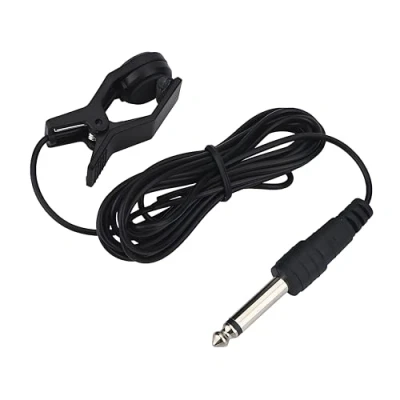 Immagine di Clip on Pickup Portatile Microfono Suono Trasduttore Audio per Strumenti Musicali