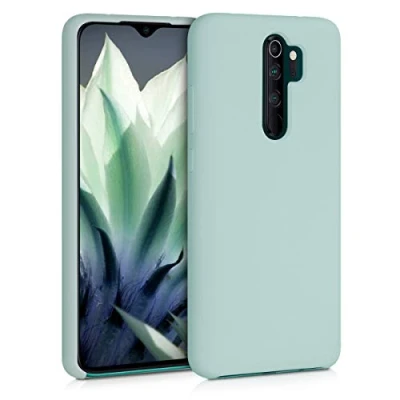 Immagine di kwmobile Cover per Xiaomi Redmi Note 8 Pro Custodia Back Case Smartphone in Silicone TPU Protezione Gommata menta matt