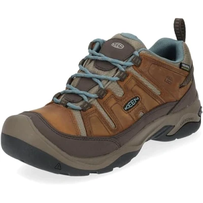 Immagine di Keen Circadia WP Scarpa da hiking, Donna, Taglia: 41, Syrup/north atlantic Pelle e tessuto