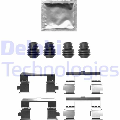Immagine di DELPHI LX0697 Kit accessori, Pastiglia freno MAZDA: CX 5 I, II