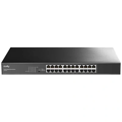 Immagine di Cudy GS1024L Switch Gigabit Ethernet 24 Porte, Montaggio Su Rack, Plug &amp; Play, Porte Schermate In Metallo Robusto, Senza Ventole, Ottimizzazione Del Traffico Silenzioso
