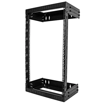Immagine di StarTech.com Armadio Rack a Muro 19&quot; 18U, Robusto Server Telaio Aperto 2 Montanti Profondità Regolabile, Quadro/Rack Dati per Apparecchiature IT/AV/Switch/Patch Panel (RACK 18U 20 WALL OA)