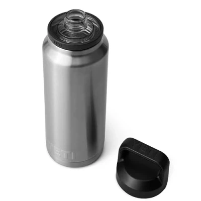 Immagine di YETI Rambler Bottle chug, bottiglia isolante sottovuoto in acciaio inox con tappo inossidabile, 1065 ml