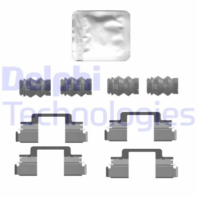 Immagine di DELPHI LX0769 Kit accessori, Pastiglia freno
