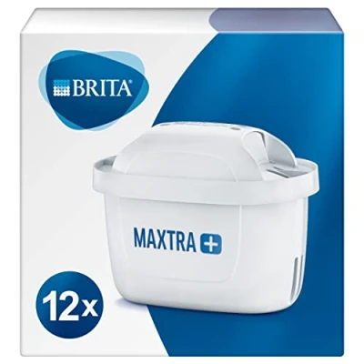 Immagine di BRITA Filtri MAXTRA+ per Caraffa Filtrante acqua Pacchetto annuale incl. 12 la riduzione di cloro, calcare e impurità