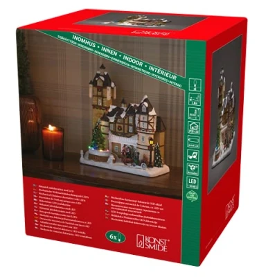 Immagine di Konstsmide 4232 000 Paesaggio a LED Casa Multicolore (monocolore)