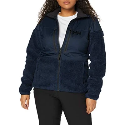 Immagine di Helly Hansen Arctic Ocean Giacca in pile antivento da Donna, di pile, 34082, blu navy, XS