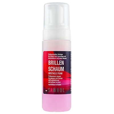 Immagine di Sambol Detergente per occhiali in schiuma di ricarica (250 ml) senza gas propellente alcool la pulizia delicata e professionale occhiali, display, monitor visiere