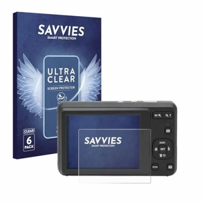 Immagine di savvies (6 Pezzi Pellicola Protettiva per Kodak Pixpro FZ55 Protezione Schermo Trasparente