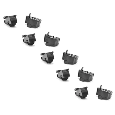 Immagine di vhbw 10x nastro inchiostrato compatibile con Sharp EL1196, EL1195L, EL1607P, EL1801C calcolatrice, registratore di cassa Rullo inchiostratore, Nero