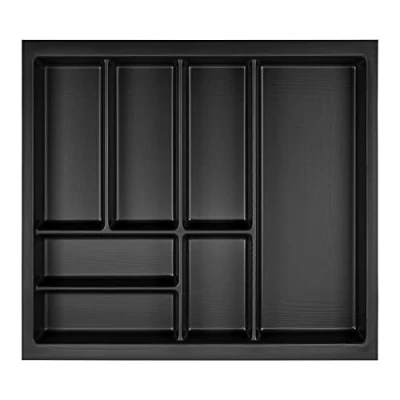 Immagine di ORGA BOX portaposate Junker SLIM 525 x 476 mm grigio lava con struttura perlata per 60 cm armadi da cucina SO