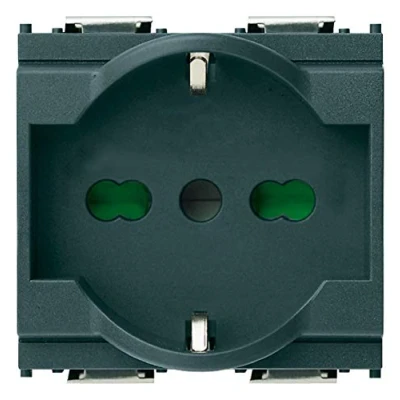 Immagine di Vimar 16211 Idea Presa universale 2P+T 16A grigio