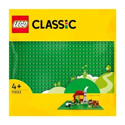 Immagine di LEGO Classic Base Verde, Tavola per Costruzioni Quadrata con 32x32 Bottoncini, Piattaforma Classica Mattoncini Costruire ed Esporre, Set di Giochi Bambini e Bambine da 4 Anni in su 11023