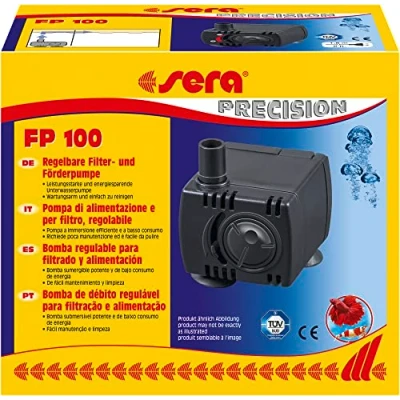 Immagine di sera 30593 Pompa filtrante e trasportatore FP 100 Pompe subacquee Regolabili per acquari d&#039;Acqua Dolce Marina