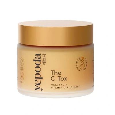 Immagine di Yepoda THE C TOX, maschera detox per il viso con frutta Yuza e caolino, cosmetici coreani (80 grammi)